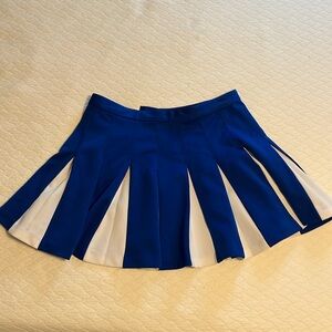 Cheer Fantasic! Cheerleader skirt, blue & white, size 17